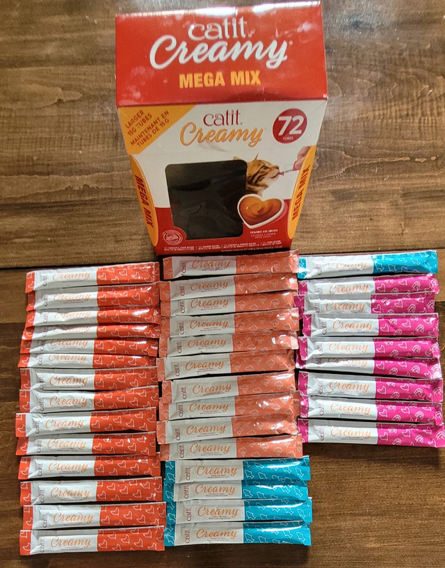Catti Creamy_Gâteries en tube pour chats _ (38Tubes) dans Accessoires  à Longueuil/Rive Sud