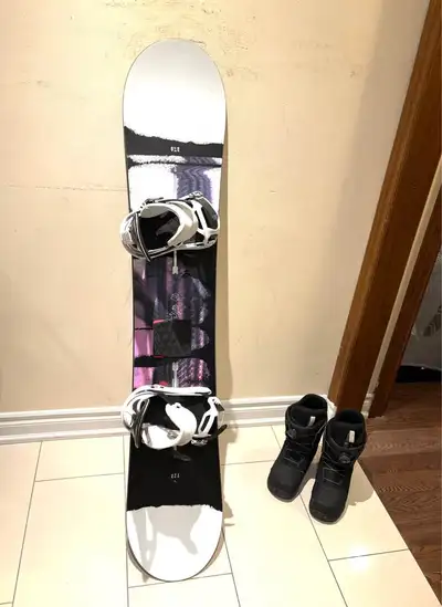 burton snowboard 152cm with burton bindings, View more
