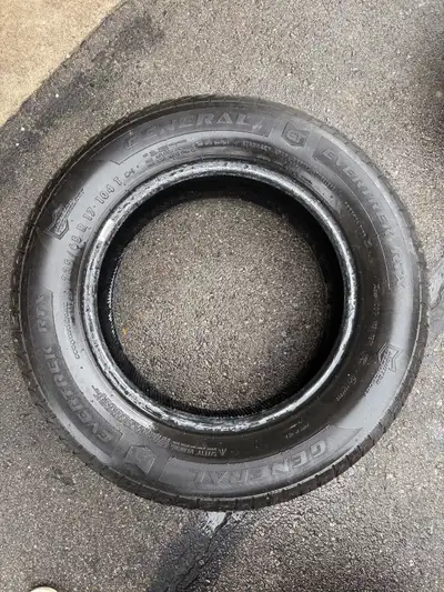 General only one tire 235/65/R17. Price: $40 for 1x tire