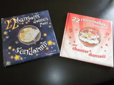 2 Livres avec CD de musique pour jeunes enfants