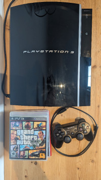 PlayStation 3 PS3 Fat CECHL01 PS1 Backwards Compatible Console