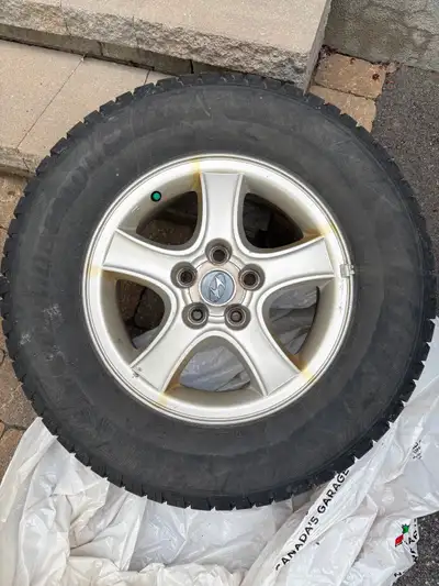 Winter tires from my Hyundai Tucson. I am now a driving a different vehicle which the tires do not f...
