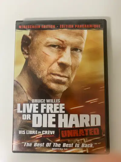 Live free or die hard on DVD, View more