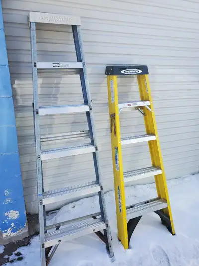 Fiberglass Ladders  5' and 6', View more
