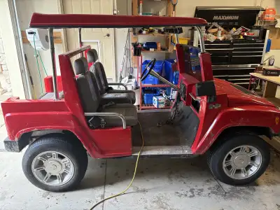 Used avg hummer h3 golf cart electric car