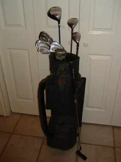 COMPLETE RIGHT 14pc PRO SELECT WAVE REG STEEL GOLF CLUBS SET -, View more