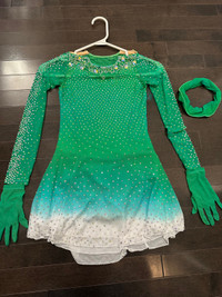 Figure skating dress for 8-10 years old
