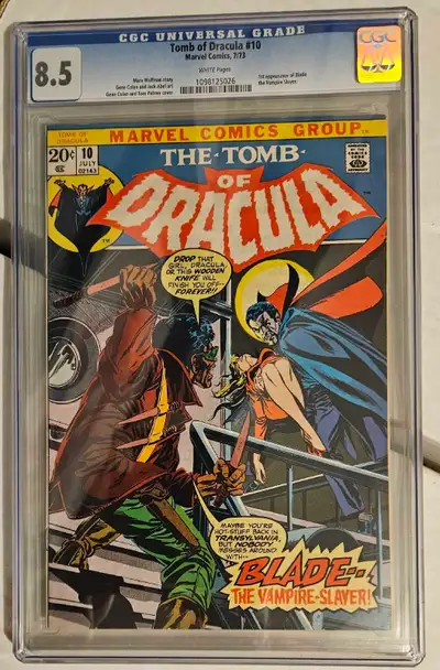 Tomb of Dracula #10 CGC 8.5, View more