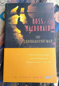 Ross Macdonald - The Underground Man (mystery novel, Like New)