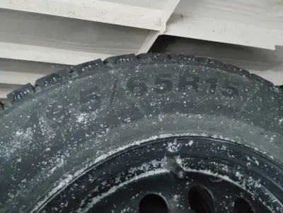 Winter tires on rims 195/65 R15 in good condition. These tires were used on Volkswagen Jetta. Price...