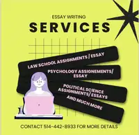 ESSAY WRITING SERVICES