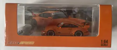 Fast Speed 1:64 Set RWB Porsche 964 Orange, White, Teal All sealed. Each comes with a second set of...