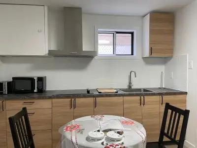 Convenient location near banks, plazas, Iranian shops, and TTC, just a 7-minute walk to the subway....