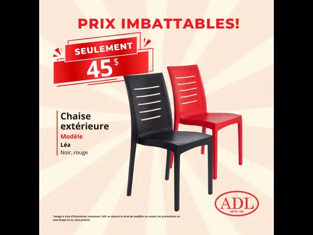 MOBILIER DE TERRASSE in Industrial Kitchen Supplies in Laval / North Shore - Image 6
