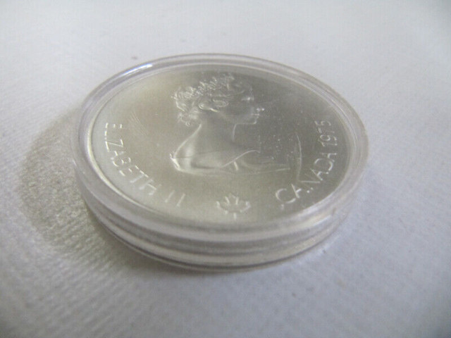 1976 Montreal Olympics FiveDollar Sterling SilverCoin XCondition in Arts & Collectibles in Mississauga / Peel Region - Image 3