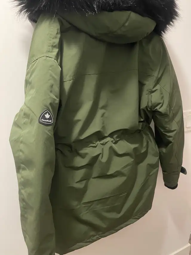 Canadiana Men's Faux Fur Trim Hooded Parka in Men's in Oshawa / Durham Region - Image 11