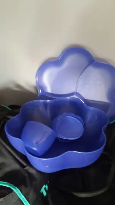 New Tupperware chip and dip bowl, View more