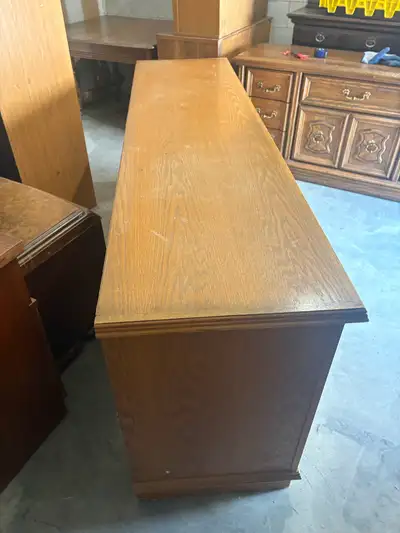 Free delivery used Vintage Oak Sideboard Buffet, View more