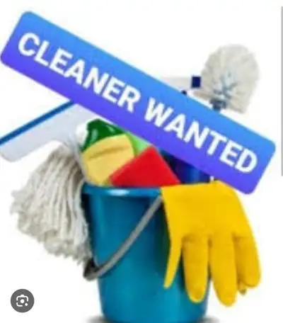Looking for cleaner 3-4 days a week 20 hours Reply with your name and contact number