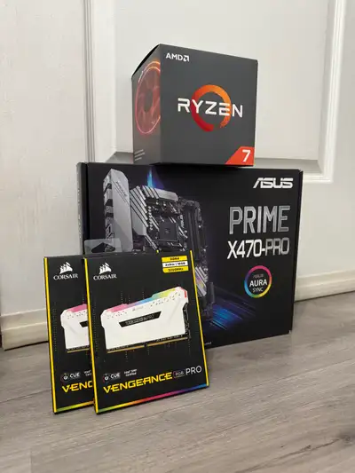 Computer PC parts for sale or trade RAM CPU MOTHERBOARD, View more