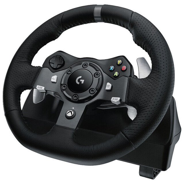 Logitech G920 Driving Force Racing Wheel - Xbox/PC - NEW IN BOX in Toys & Games in Abbotsford