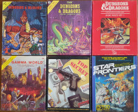 IN SEARCH OF DUNGEONS & DRAGONS RPG GAMES BOOKS AND COLLECTIONS
