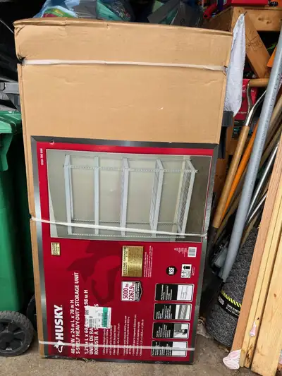 HUSKY Heavy Duty Steel Garage Storage Shelving Unit in Silver, View more