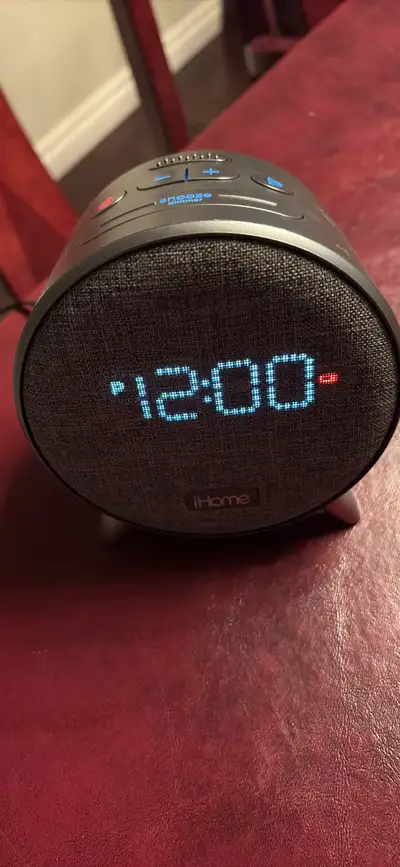 iHome Bluetooth Speaker alarm clock, View more