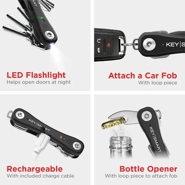 KeySmart iPro Key Organizer Keychain Apple Find My FindMy in General Electronics in Calgary - Image 7