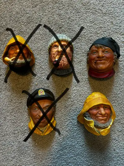 Chalkware Bossoms - $60.00 each, View more