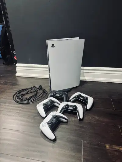 PlayStation 5 Console with 5 DualSense Controllers, View more
