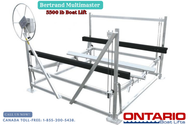 5500 lb Boat Lift: Safe, Reliable, and Affordable from Bertrand! in Other in Kingston