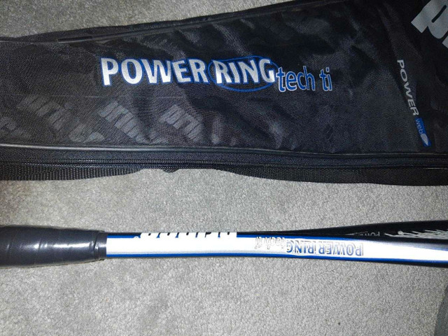 2 Prince Power Ring squash racquets -like new + ball in Tennis & Racquet in Ottawa - Image 3