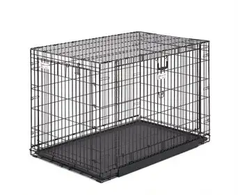 Cage deluxe pour chiens, 2 portes avec séparateur et plateau, View more
