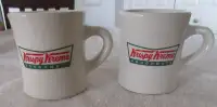 2 Krispy Kreme Doughnuts Coffee Mugs.