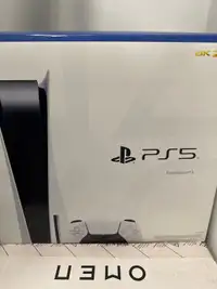 PS5 with controller 
