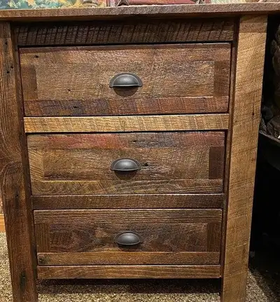 SOLID WOOD NIGHT STANDS WITH THREE DRAWERS   !  SAVE   $  70  !, View more