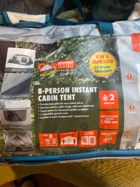 8 person Instant Cabin Tent ( new in box)