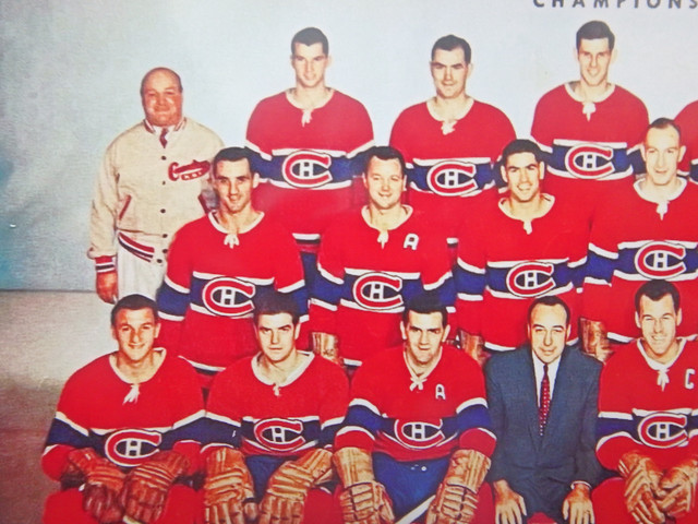 1955-56  Montreal Canadiens 10 x 8 Team Photo in Arts & Collectibles in Cole Harbour - Image 2