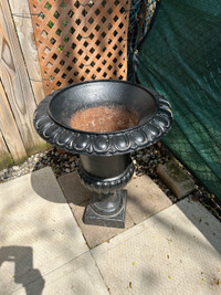Cast iron urn planters
