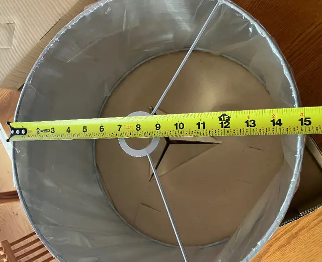 Abat-jour gris neuf in Indoor Lighting & Fans in Gatineau - Image 4