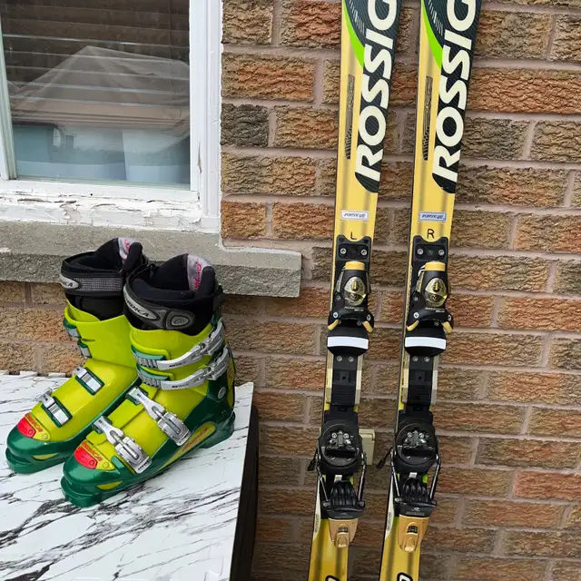 155 Rossignol ski with boots  in Ski in Markham / York Region - Image 3