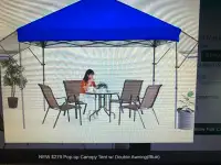 ONE NEW 10X10 DUAL HALF AWNINGS CANOPY