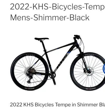 KHS Tempe Mountain Bike Large, View more