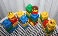 27 Babies First Mega Lego Blocks Set $4.00