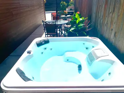 2 Bedroom Furnished w/ Utilities Private courtyard, hot tub and, View more