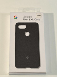 New Genuine Google Pixel 3 XL Fabric Case GA00494 Carbon