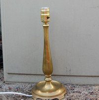 $40 Art Deco 1920's Crown brass lamp desk or table