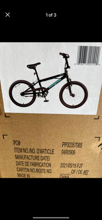Mongoose invert 20” BMX style bike brand new in box $250 retail 