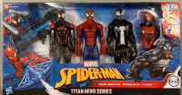 Marvel Spiderman Titan Hero Series Blast Gear 3-Figure Pack New